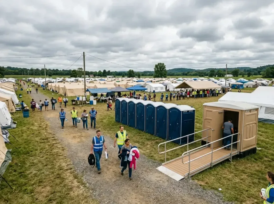disaster-relief-camp-restrooms-010 — frequently asked questions, Dumpster & Portable Bathrooms Rental in Steger, IL